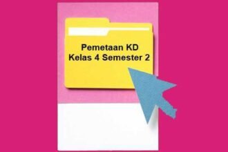 Pemetaan KD Kelas 4 Semester 2