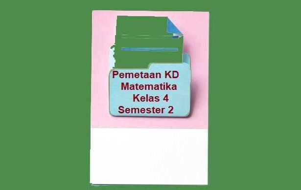 Pemetaan KD Matematika Kelas 4 Semester 2