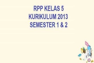 RPP Kelas 5