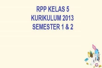 RPP Kelas 5
