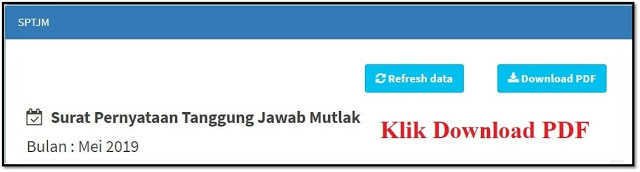 SPTJM Daftar Hadir Huru