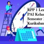 RPP PAI Kelas 6 Semester 2 dan 1