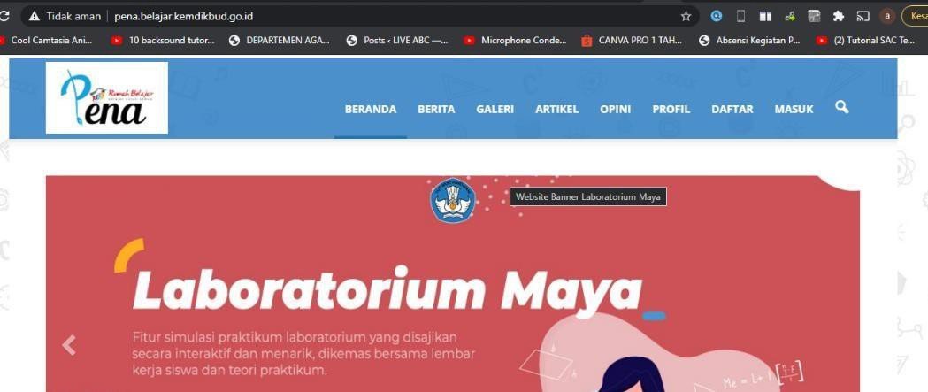 Fitur Rumah Belajar - Edugame