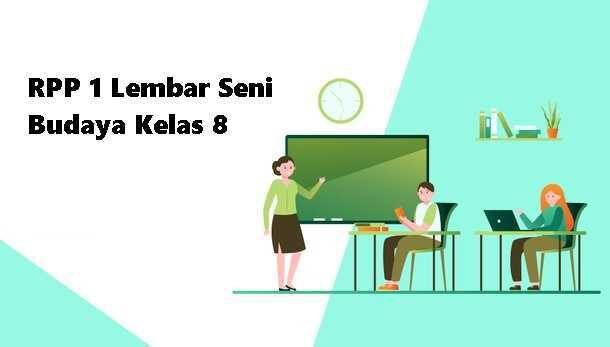 RPP 1 Lembar Seni Budaya Kelas 8 Semester 1 dan 2
