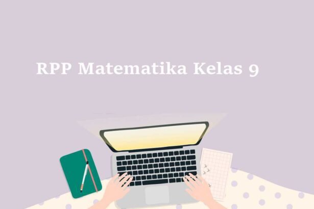 RPP 1 Lembar Matematika Kelas 9 Semester 1 dan 2