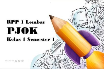 RPP PJOK Kelas 1 Semester 1