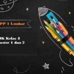 RPP 1 Lembar PJOK Kelas 4 Semester 1 dan 2