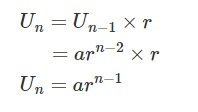 rumus suku ke-n geometri