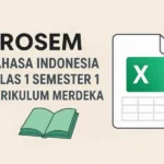 PROSEM Bahasa Indonesia Kelas 1 Semester 1