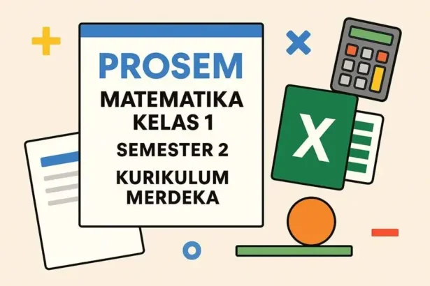 PROSEM Matematika Kelas 1 Semester 2