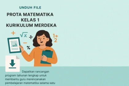 PROTA Matematika Kelas 1 Kurikulum Merdeka Terbaru