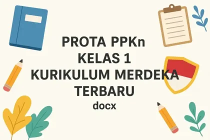 PROTA PPKn Kelas 1 Kurikulum Merdeka Terbaru