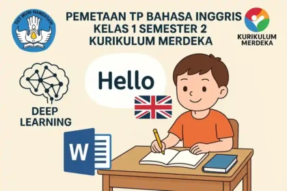 Pemetaan TP Bahasa Inggris Kelas 1 Semester 2 Kurikulum Merdeka