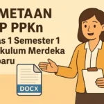 Pemetaan TP PPKn Kelas 1 Semester 1 Kurikulum Merdeka