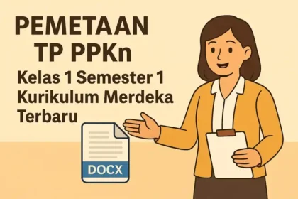 Pemetaan TP PPKn Kelas 1 Semester 1 Kurikulum Merdeka