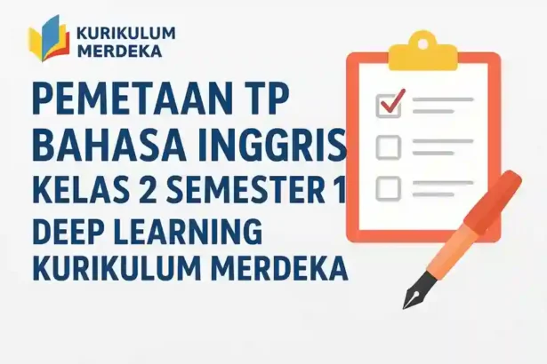 Pemetaan TP Bahasa Inggris Kelas 2 Semester 1 Deep Learning Kurikulum Merdeka